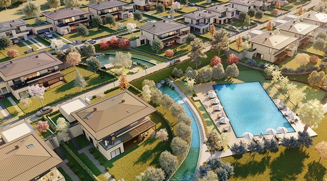 Yeşilyaka Su Büyükçekmece villaları satışa çıkıyor