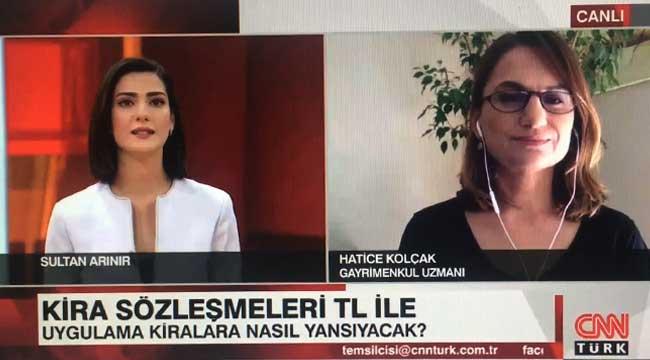 Hatice Kolçak: Kirada TL'ye dönüşte ek vergi yükümlülüğü olmamalı