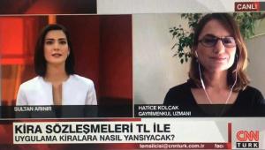 Hatice Kolçak: Kirada TL'ye dönüşte ek vergi yükümlülüğü olmamalı