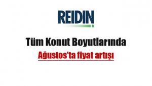 Tüm konut boyutlarında Ağustos'ta fiyat artışı