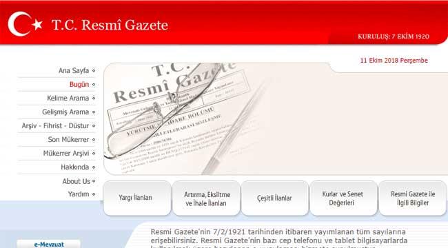 Bazı idarelere ilişkin Cumhurbaşkanlığı Kararnamesi