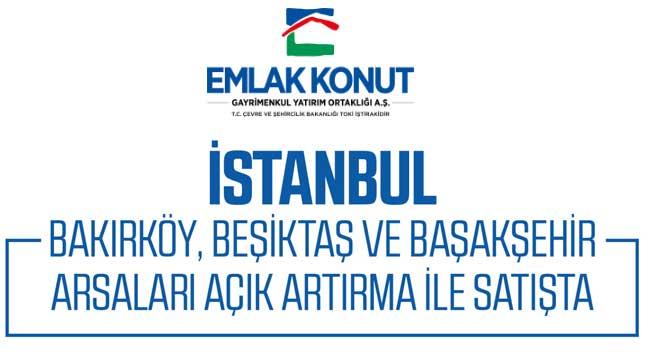 Emlak Konut, İstanbul'da 3 ilçede 5 arsa satacak