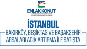 Emlak Konut, İstanbul'da 3 ilçede 5 arsa satacak