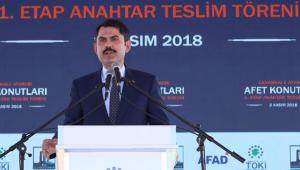 Ayvacık'ta inşası tamamlanan afet evleri sahiplerine teslim edildi