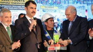 Bakan Kurum'dan kentsel dönüşümde yatay mimari açıklaması