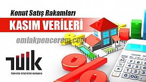 2018 Kasım'da Konut satışlarında büyük azalma
