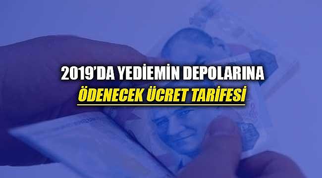 2019 Lisanslı Yediemin depoları ücret tarifesi açıklandı