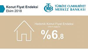 Hedonik Konut Fiyat Endeksi HKFE Ekim 2018 verileri