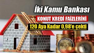 Konut kredisi kullanacaklar dikkat! 0.98 kredi faiz oranı Ziraat ve Vakıfbank'ta