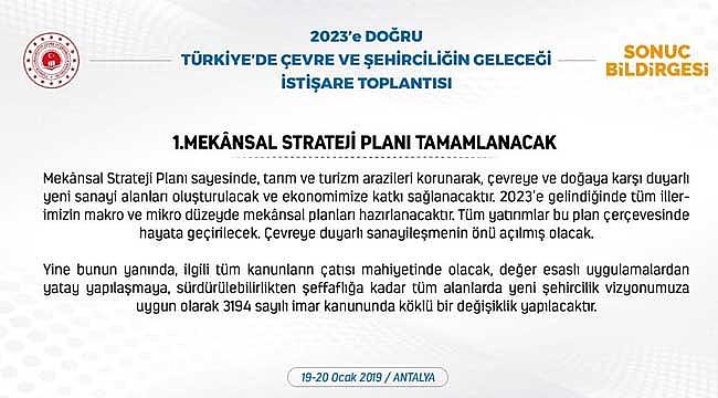 2019 Mekansal Strateji Planı