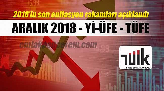 Aralık 2018 enflasyon rakamları açıklandı! 3 Ocak (TEFE-TÜFE) enflasyonda son durum