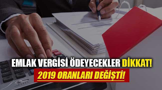Emlak Vergisi 2019 artış oranı
