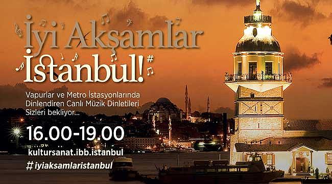 İstanbullular evlerine müzikle dönüyor