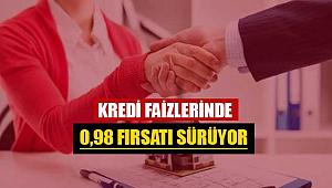 Konut kredi faizlerinde 0.98 fırsatı 2019'da devam ediyor