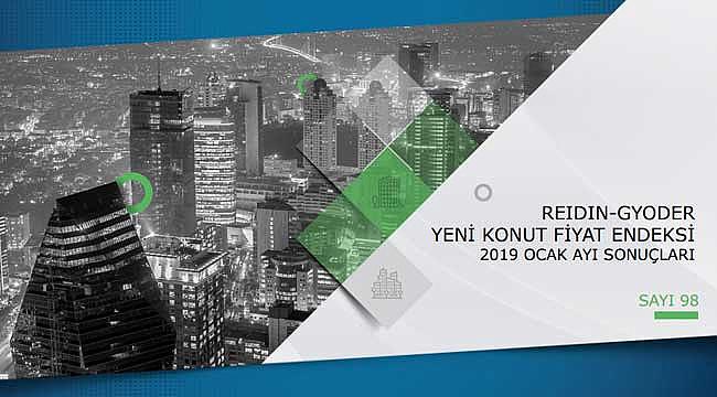 Ocak 2019 Yeni konut fiyat endeksi rakamları açıklandı