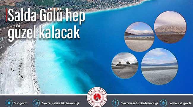 Salda Gölü etrafında yapılaşmaya izin verilmeyecek