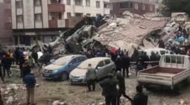 Son dakika haberi: Maltepe'de 6 katlı bina çöktü