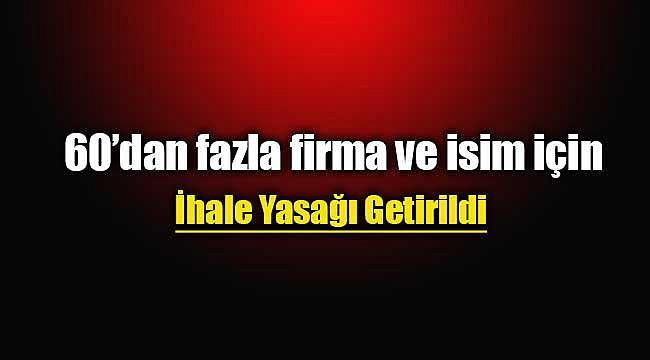 60'dan fazla yapı denetim firması ve yöneticilerine ihale yasağı