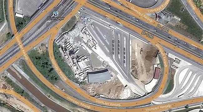 Kadıköy Uzunçayır Kavşağı’nda yapılan viyadük kavşağında önemli gelişme