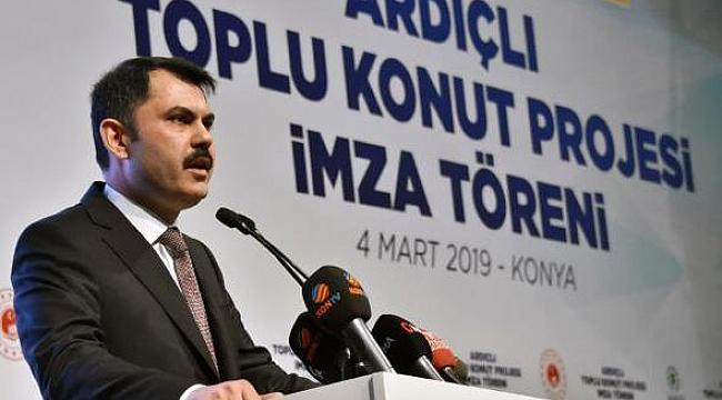 Konya'ya 1057 konutluk TOKİ projesi