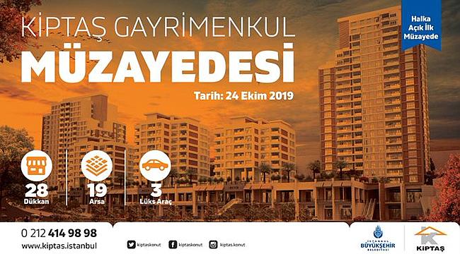 KİPTAŞ Müzayede ile arsa ve konut satacak