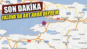 Yalova'da art arda korkutan deprem! AFAD: çok sayıda deprem kaydedildi...