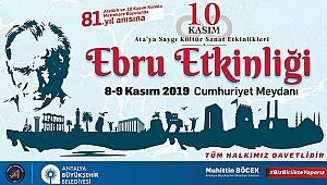 Antalya Büyükşehir Belediyesi’nden 10 Kasım’a Özel Etkinlikler