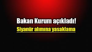 Bakan Kurum açıkladı: Siyanürün halka satışına yasak getiriyoruz