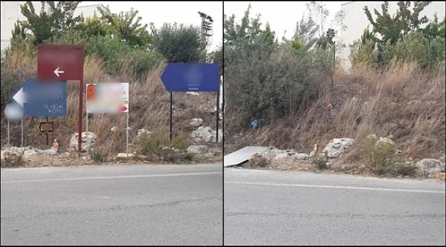 Bodrum'da Görüntü Kirliliği Yaratan Tabelalar Sökülüyor