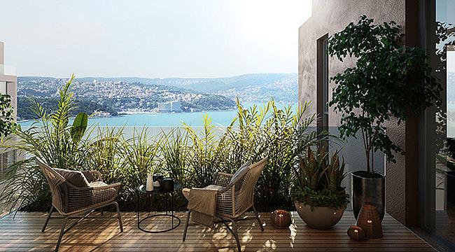 Boğaz ve orman manzarası Verra Suites Beykoz konutlarında satışlar sürüyor