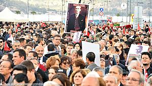 İzmir'de Ata'ya Saygı Yürüyüşü Yapılacak