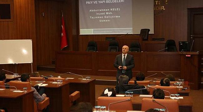 Kartal Belediyesi personeline imar mevzuatı eğitimi