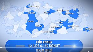 TOKİ Ekim Ayında 12 İlde 6.159 Konut Teslim Etti