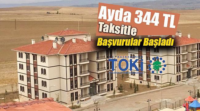 TOKİ Kırşehir Çiçekdağı konutları ayda 344 TL taksitle! Başvurular başladı...