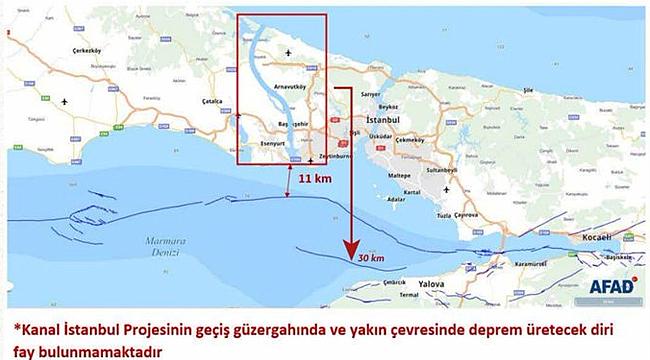 AFAD: Kanal İstanbul ve deprem ilişkisi doğru değildir