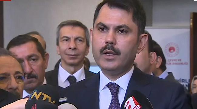 Bakan Kurum: Kanal İstanbul projesi İBB Meclisi'nden geçecek!