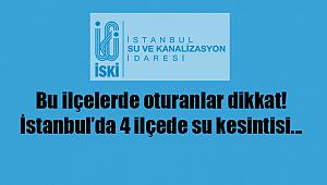 İstanbul Ümraniye, Beykoz, Çekmeköy ve Sancaktepe ilçelerinde su kesintisi