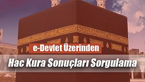 e-Devlet 2020 hac kura sonuç listesi sorgulama ekranı