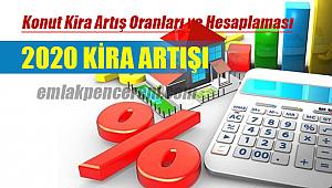Konut kira artışı oranı hesaplaması Ocak 2020