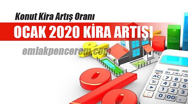 Ocak 2020 Konut kira artışı oranı TÜFE ne kadar oldu?