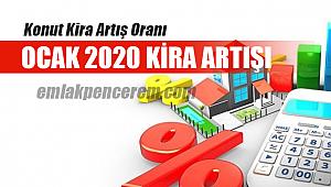Ocak 2020 Konut kira artışı oranı TÜFE ne kadar oldu?