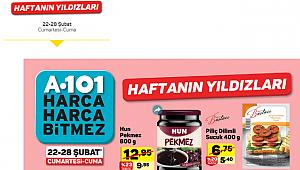 A101 Haftanın Yıldızları 22-28 Şubat Aktüel Ürünleri Raflarda Satışta!