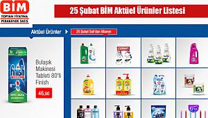 BİM aktüel ürünleri 25 Şubat indiriminde neler var?