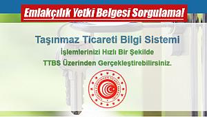 Emlakçılar Dikkat! Tıkla 2020 Taşınmaz Ticareti Yetki Belgesi sorgula... (Emlakçı yetki belgesi işlemleri)