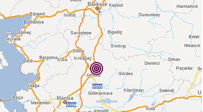 Manisa Akhisar'da korkutan deprem! Manisa bu kez 4.2 ile sallandı.