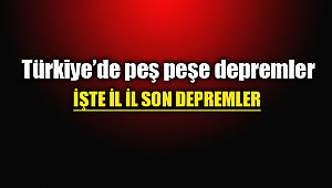 Türkiye art arda depremlerle sallanıyor! İşte 23 Şubat son depremler...