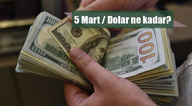 Dolar kuru bugün 5.03.2020 ne kadar? Dolar ve Euro fiyatı