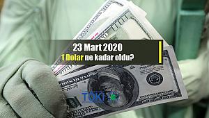 Dolar kuru bugün ne kadar oldu? 23.03.2020 Döviz fiyatları son durum