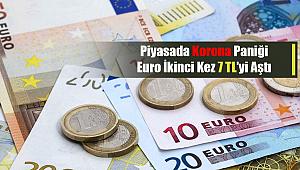 Euro bugün bir kez daha 7 TL'nin üzerini gördü