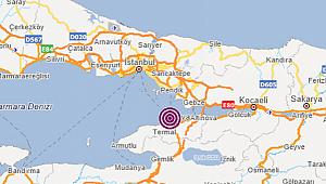 Marmara'da Yalova açıklarında 3.9 şiddetinde korkutan deprem! İstanbul'da hissedildi...